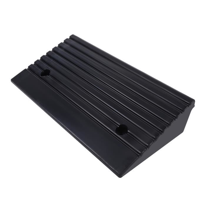 Rampe De Trottoir En Caoutchouc - 50x41x13.8 Cm, Antidérapante, Pour Voiture, Fauteuil Roulant, Moto (Noir, 13.6kg) - 9