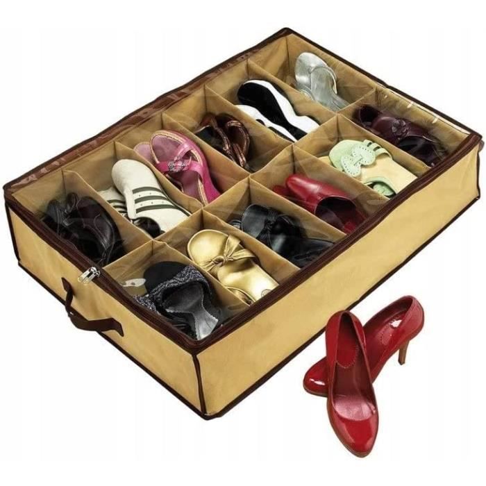 Armoire à Chaussures, Armoire à Chaussures Pliable Avec Porte Transparente, Aucun Assemblage Requis Etagere A Chaussures Pliable A 6 Niveaux 1pcs 91925513