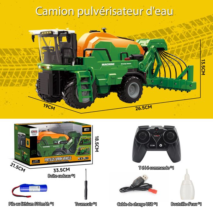Télécommande 2.4ghz Accessoires RC Tracteur Telecommandé Enfant, 6 Canaux Tracteur Télécommandé Avec Tracteur Rc 6 Canaux Télécommande 2.4ghz Accessoires RC Tracteur Telecommandé Enfant, 6 Canaux Tracteur Télécommandé Avec Tracteur Rc 6 Canaux