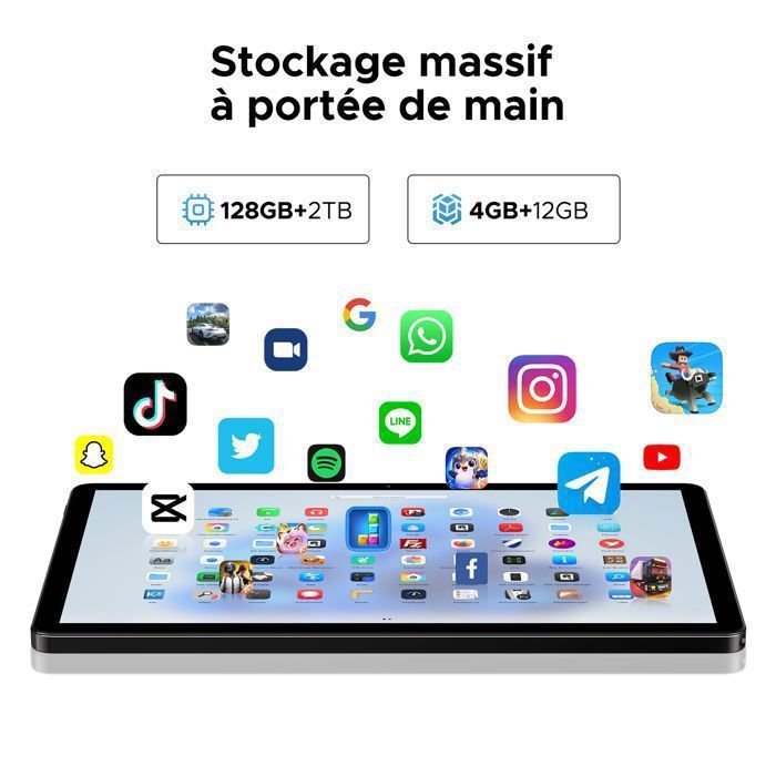 Tablette Tactile 11 Pouces - DOOGEE - U11 - 4 Go RAM - 128 Go