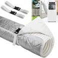 Housse de protection pour tuyau de climatiseur portable (150 x 50 cm) - Housse de protection isolante thermique pour climatiseur