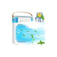 Mini climatiseur portable - Avec 3 vitesses Minuterie 1/2/3H Rotation à 360° Petit ventilateur de climatisation personnel USB Pour