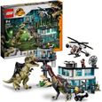 LEGO® 76949 Jurassic World L’Attaque du Giganotosaurus et du Therizinosaurus, Hélicoptère et Figurine de Dinosaure-0