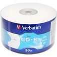 50 CD-R Verbatim Printable - 700 Mo - 52x - Spindle-0