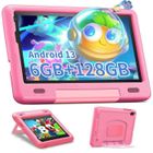 FIRMAST Tablette Enfants Android 13 - 8 Pouces - 6Go+128Go - Contrôle Parental - WiFi - Bluetooth