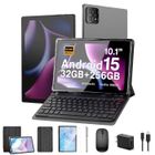 Tablette tactile - TAKINURU - 10,1 pouces - Android 15 - 32 Go RAM - 256 Go de stockage - Wi-Fi 5G