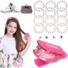 Machine à Strass Pour Cheveux – Kit Diamond Styler Avec 120 Gemmes Autocollantes, Outil De Coiffure Créatif Pour Enfants, Cadeau Fille