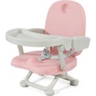 YOLEO Réhausseur Chaise Enfant Pliable, Rehausseur Siège Bébé, Bébé Chaise repas en Hauteur Réglable, Plateau Amovible,6 mois à 3