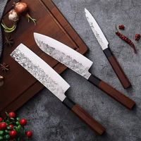 3 pièces - Ensemble de couteaux de Chef japonais, Sushi professionnel, Sashimi,pour boucher, trancher, désoss