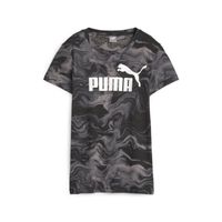 T-shirt femme Puma Essential Marbleized AOP - noir - S