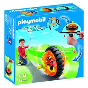 TOUPIE - LANCEUR Coffret de Figurines et Véhicules pour Enfants - Playmobil Toupie 9203 - Blanc - A partir de 6 ans