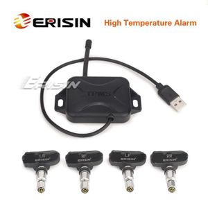 MANOMÈTRE AUTO Erisin-ES342 USB TPMS Tech opathy, 4 capteurs de p