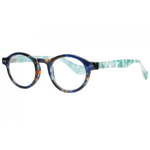 Lunettes Loupes New Time Dioptrie +3 - Monture Bleu Aurore - Neuf Avec étiquettes