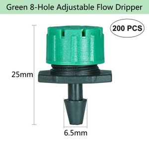 50x Micro Dripper Mini compte-gouttes Jardin Irrigation pression régule Bleu 2l/h 