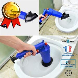 Tubayia Pistolet de nettoyage à air comprimé avec 4 ventouses pour salle de bain toilettes. cuisine 