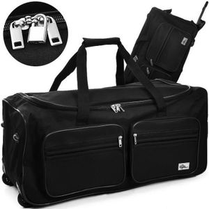 SAC DE VOYAGE Monzana Sac De Voyage 85L Noir à roulettes trolley