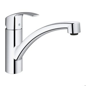 ROBINETTERIE DE CUISINE GROHE Mitigeur évier Eurosmart 32221002 - Bec bas - Bec moulé pivotant 140° - Chrome