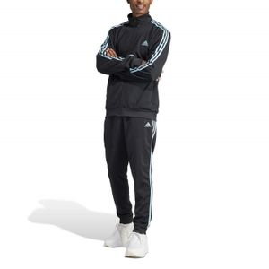 Adidas Pantalon pour Homme Essentials French Terry Tapered Cuff 3-Stripes  Bleu Bleu - Cdiscount Sport