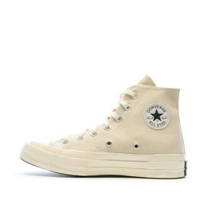 BASKET Baskets Femme - CONVERSE Chuck 70 Natural - Couleur Blanc cassé - Tige en textile - Chaussure montante