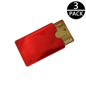 BADGE RFID - CARTE RFID [3pack] Etui Carte Bancaire Anti Piratage Paiement