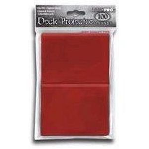 CARTE A COLLECTIONNER Protege Cartes Rouge X100