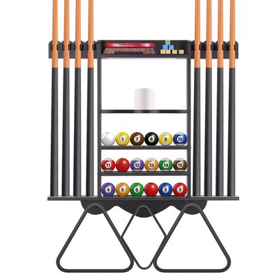 Kit De Réparation De Queues De Billard De 16 Pièces Comprenant 2 Pinces De Queue, 10 Pointes De Queue, 2 Façonneurs De Boules De Billard, 2 Embouts De Coupe Pour Queues De
