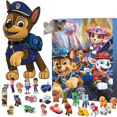 PAW PATROL- Advent Calendar with 24 Surprise Gift Calendrier de l'avent