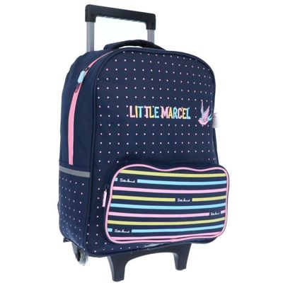 Sac à dos à roulettes LITTLE MARCEL Rayure 42 CM