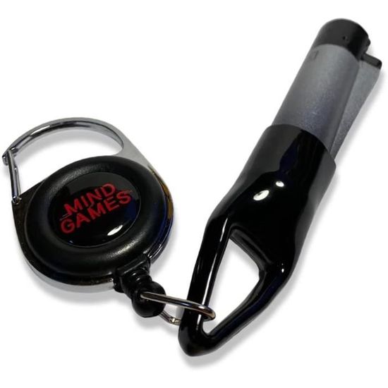 Porte Briquet Extensible Métal Noir - Compatible Clipper Et Bic