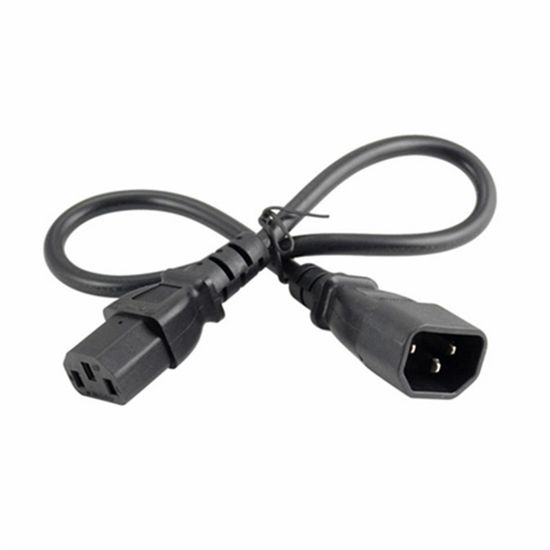 GELRHONR Câble De Montage Sur Panneau Xt60 à C14 Avec Connecteur De Fil De Terre 4 Broches, Cordon D'alimentation Mâle C14 Avec Couvercle à Ressort, étanche/poussière-2pcs