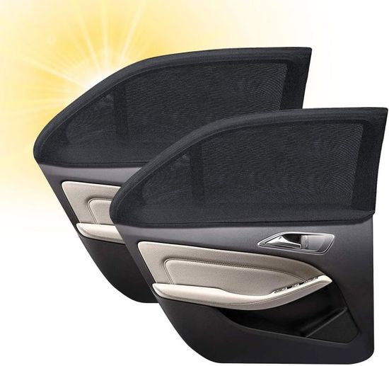 Pare Soleil Voiture Bébé, 2Pcs Pare-Soleil Vitres Arrière Latérales