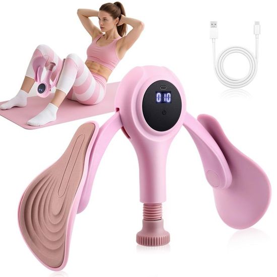 Appareil De Musculation Polyvalent : Presse à Cuisses Et Coach Du Périnée Avec Compteur LCD - Idéal Homme Et Femme