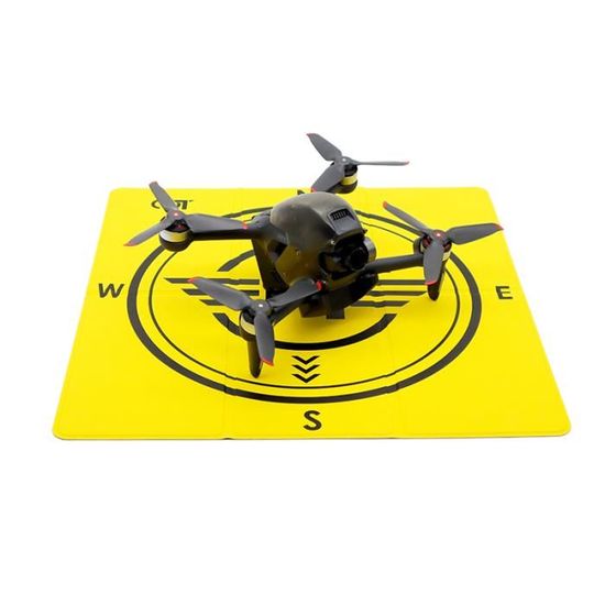 Tapis Atterrissage Drone 55cm - Pliable Portable - Nylon Imperméable - Pour DJI Mini, Mavic