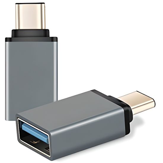 Noir-adaptateur USB type-c vers USB3, Thunderbolt 3 vers USB femelle, câble  OTG Compatible avec iPad,Air et a - Cdiscount Informatique