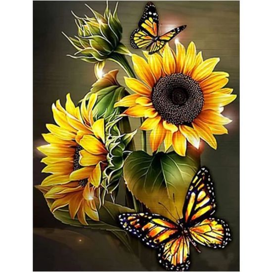 Kit Peinture Diamant 5D Fleurs Et Lanternes - Diamants Ronds - Toile 30x40cm - Art DIY Débutant - Décoration Murale