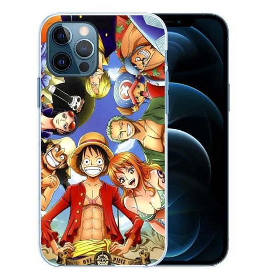 Coque pour iPhone 12 PRO MAX - One Piece Wanted Luffy. Accessoire telephone  - Cdiscount Téléphonie
