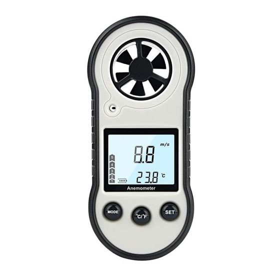 SALALIS Testeur De Vitesse Du Vent MS6252A Anémomètre Jauge De Vitesse