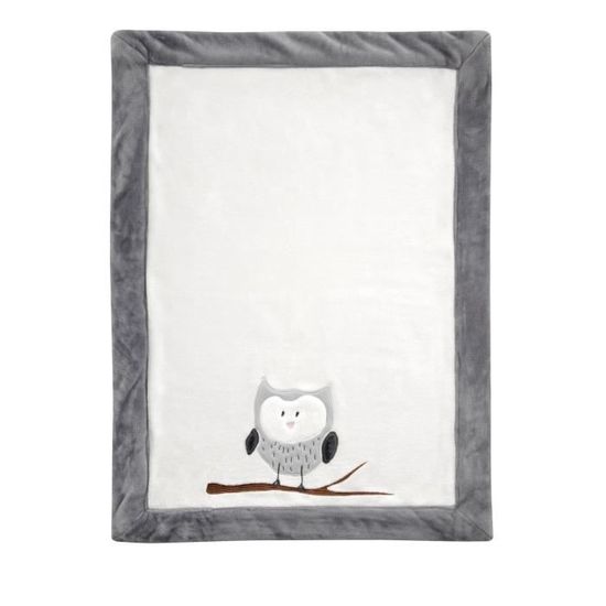 Aubert Concept Couverture Bebe Velours 75x100 Chouette Achat