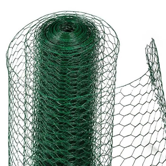 Grillage Métallique Hexagonal 5m X 40cm - Clôture Fil De Lapin Pour Jardin Et Bricolage