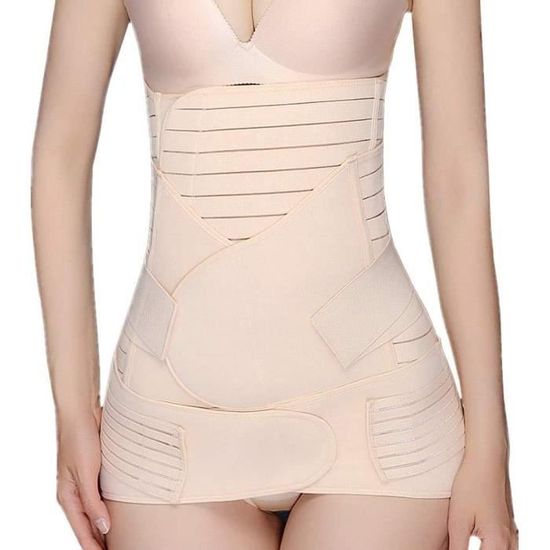 3 en 1 Ceinture Post Accouchement Reglable Respirant Ceinture Post Partum Recuperation pour Ventre Taille Bassin XL couleur clair Cdiscount Puericulture Eveil bebe