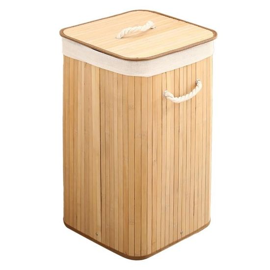 SAMMART Panier à linge pliable et rétractable en plastique avec 3 poignées Gris/gris ardoise 30 l