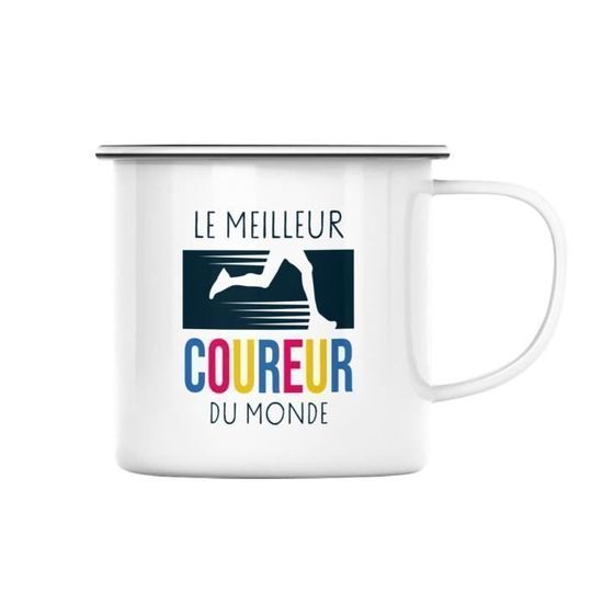 Mug - Fabulous - Le Meilleur Coureur du Monde - Métal Emaillé - Vintage ...