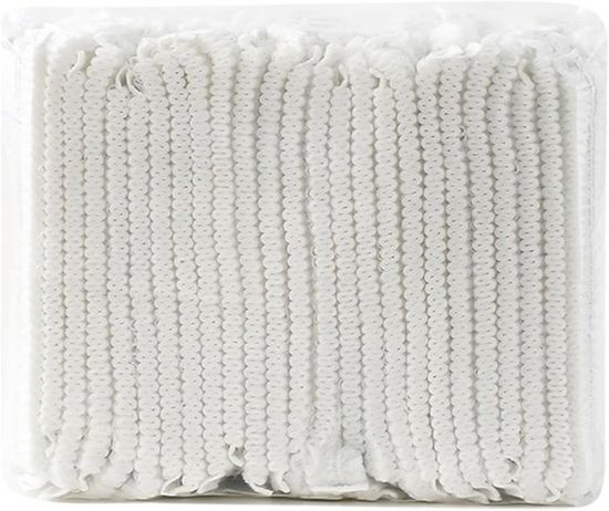 Lot De 100 Charlottes Jetables En Tissu - Bonnets Douche Pour Cheveux - Novago