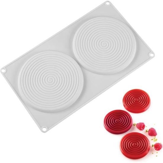 Set De 4 Moules à Gâteau En Silicone - 19,5x17,5x5,5 Cm, Antiadhésifs, Compatibles Four, Micro-ondes Et Air Fryer