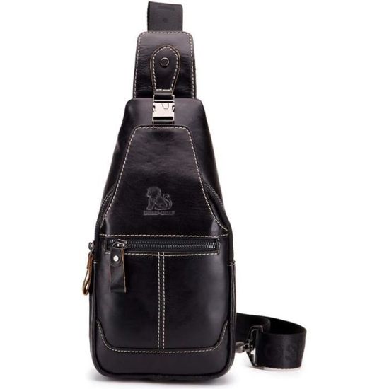 LOIJMK Hommes Messenger Mode Loisirs Sac de poitrine Sport Tendance Sac à dos Hommes Sac à bandoulière Hommes Sacs Femmes Noir Argent, bleu, Einheitsgröße