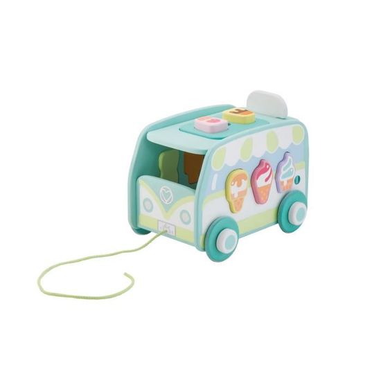 Simba Camion à Glace 7 Pièces - Jouet De Sable 25cm - Dès 1 An - Fabriqué En Italie