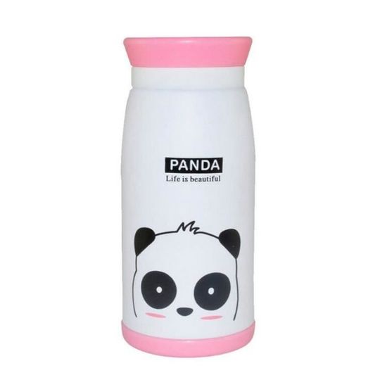 Gourde Isotherme Alimentaire 500 Ml Panda – Acier Inox 316, Thermos Repas Chaud/Froid Avec Bol & Cuillère, Anti-Fuite Pour Bureau, École, Voyage