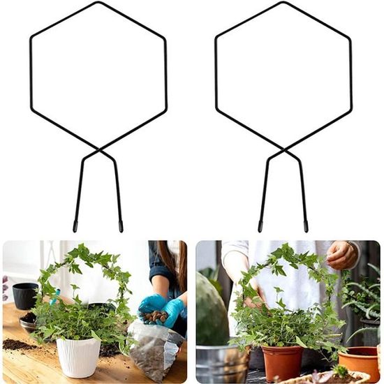 Support Tige 27cm Supports Pour Plantes Auidy - Lot De 15 Tiges 27cm - Vert Pour Plantes Grimpantes Tuteurs Plantes Pot