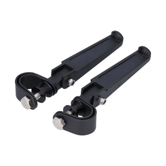 Repose-pieds Pliables Vélo électrique - Antidérapant Alliage Aluminium - Compatible Scooter Moto VTT