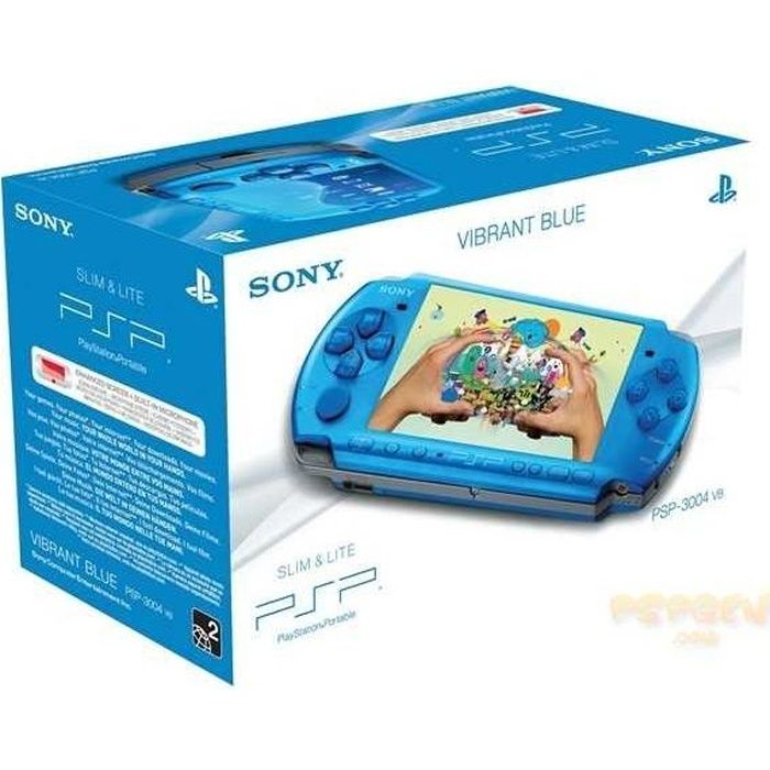 Console Psp 3000 Slim & Lite Bleue Sony